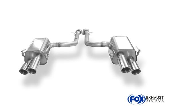 Endschalldämpfer rechts/links - 2x80 Typ 25 rechts/links passend für: Lexus RC RC F